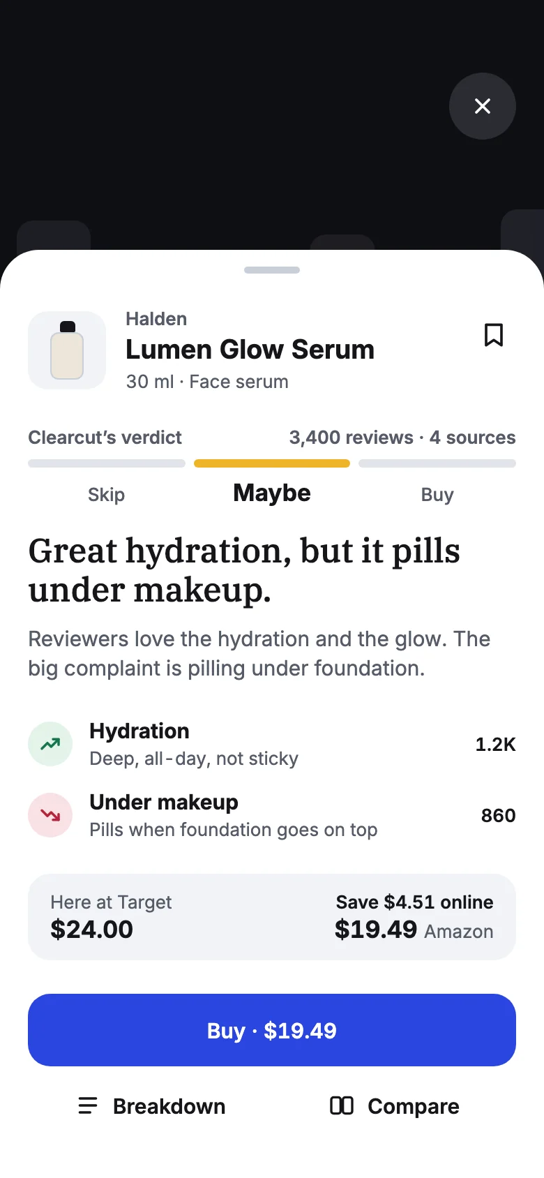 A verdict of Maybe, with what reviewers praise and complain about.